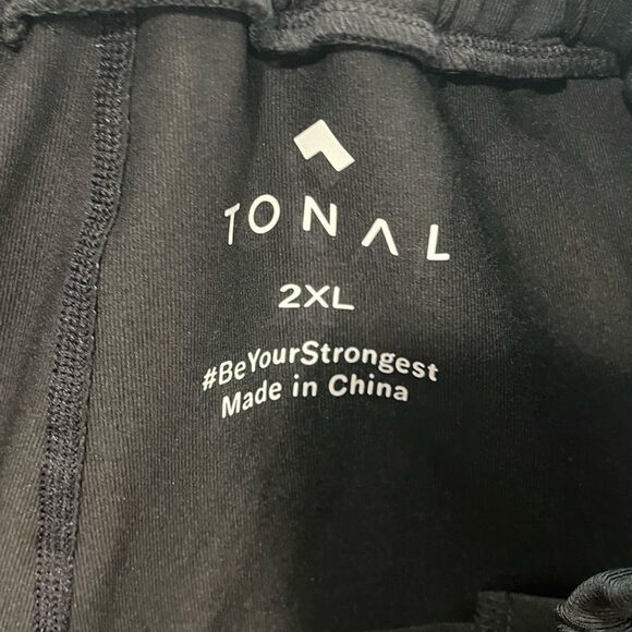 NWOT Tonal High Rise Athletic Jogger Pants Black Size 2X - Picture 5 of 10
